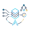 Machine learning route icon